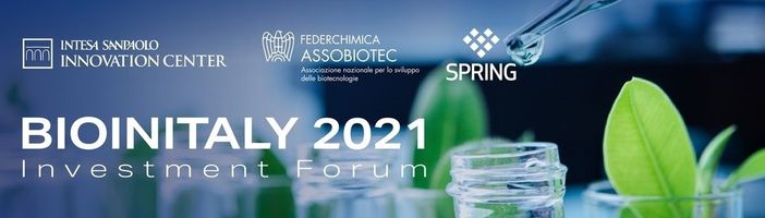 BioInItaly Investment Forum &amp; Intesa Sanpaolo StartUp Initiative