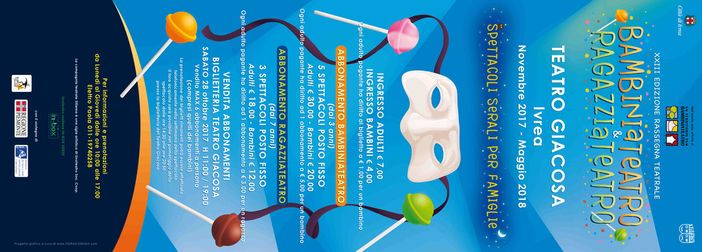 Al teatro Giacosa di Ivrea porte aperte per bambini e ragazzi