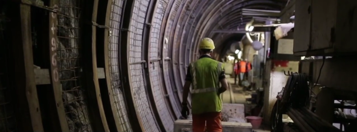 I lavori nel cantiere Tav in Val di Susa