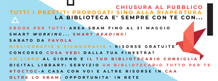 Chieri, la biblioteca non può riaprire, ma continua la sua attività via Internet