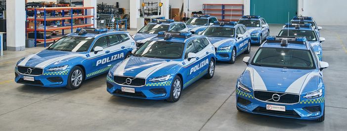 Consegnate ad Autovie Venete S.p.A. venticinque Volvo V60 in allestimento Polizia