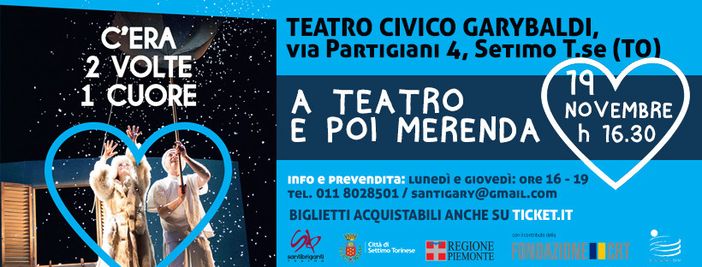 Al Garybaldi di Settimo Torinese torna il teatro per famiglie con bambini