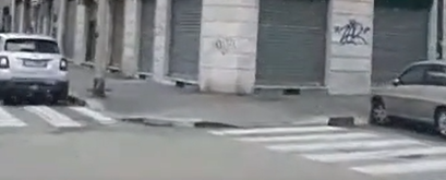 serrande abbassate Borgo Filadelfia