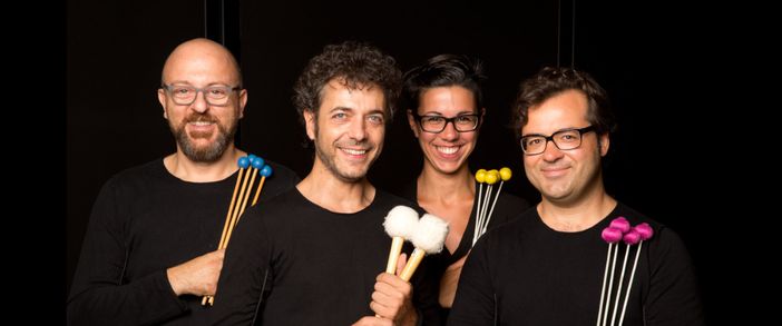 Al Teatro Vittoria domenica il quartetto di percussioni Tetraktis