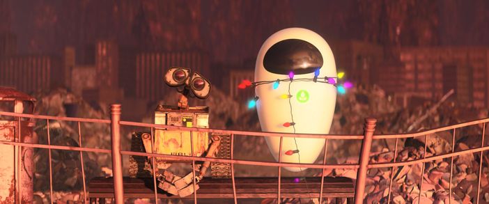 in foto, il film d'animazione &quot;Wall-e&quot;