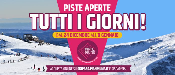 Pian Munè di Paesana: Vacanze natalizie sugli sci