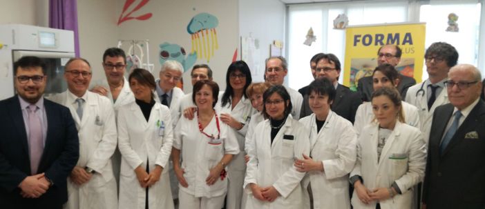 Polpi, granchi e pesci in corsia: un volto nuovo per la Pediatria del Regina Margherita grazie a Forma e alle donazioni della gente [FOTO E VIDEO]