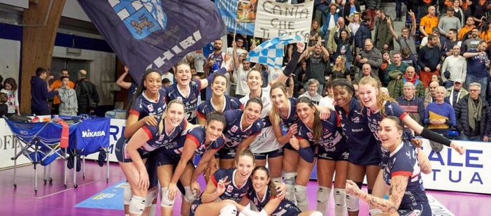 Volley, la Reale Mutua Fenera Chieri ’76 riparte con un 3-0 su Roma Volley, la Reale Mutua Fenera Chieri ’76 riparte con un 3-0 su Roma