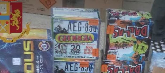 Arrestato un pirotecnico: oltre un migliaio i pezzi sequestrati [VIDEO]