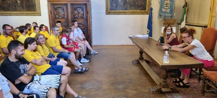 La premiazione di oggi in Comune a Pinerolo