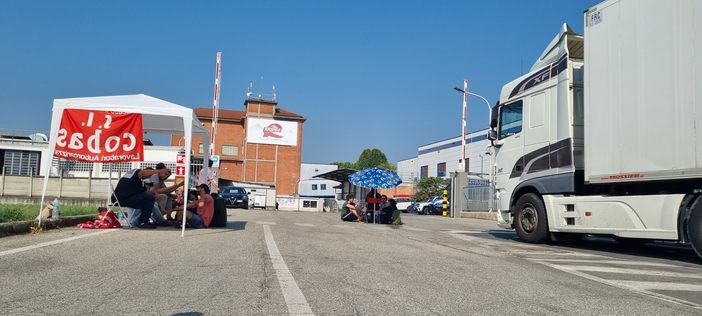 Il picchetto di stamattina