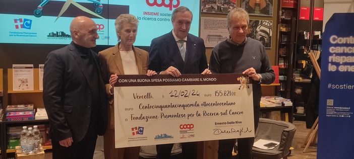 Novacoop a fianco di Candiolo contro il tumore al seno: raccolti 155 mila euro