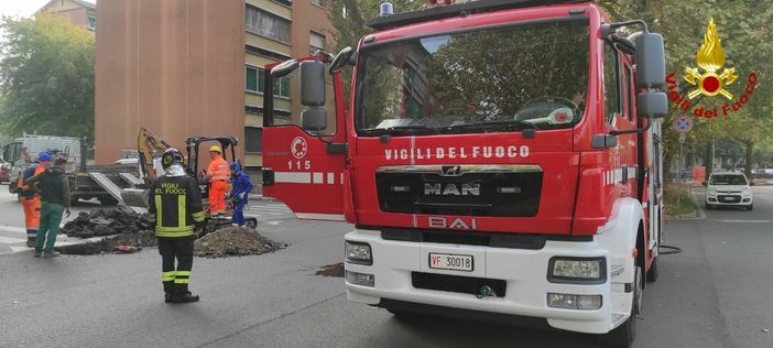 camion dei vigili del fuoco