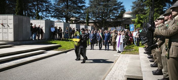 25 Aprile, la celebrazione al Monumentale per ricordare i caduti della Liberazione