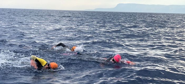 La traversata dello Stretto di Messina a nuoto