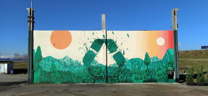 A Chivasso un nuovo murales a tema ambientale