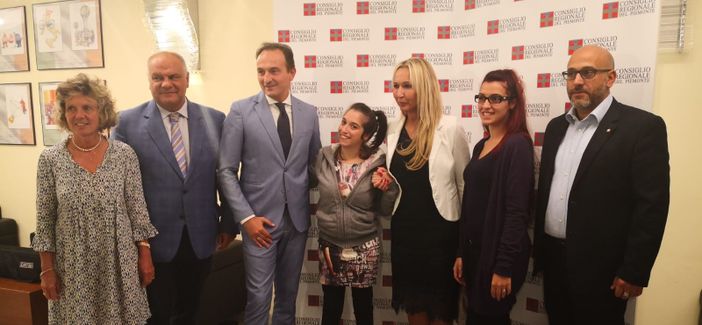 Druento: sulla sedia a rotelle fin dalla nascita, Virginia inaugura la sua scuola di ballo con Malagò