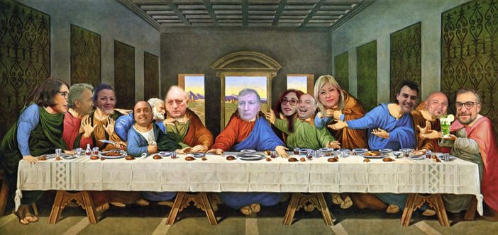 Una rivisitazione dell'Ultima Cena di Leonardo Da Vinci Una rivisitazione dell'Ultima Cena di Leonardo Da Vinci