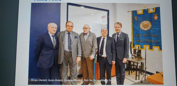 Foto di gruppo di artigiani