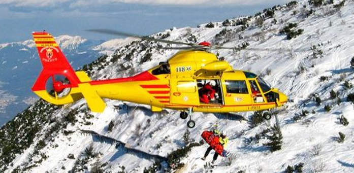 Soccorso alpino - immagine d'archivio Soccorso alpino - immagine d'archivio