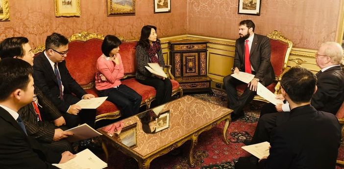 Delegazione cinese ricevuta dal Consiglio Regionale del Piemonte e all'Unione Industriale