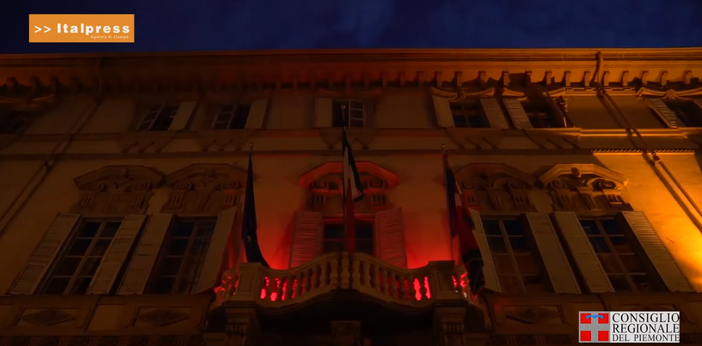 Palazzo Lascaris in rosso per la giornata del cuore