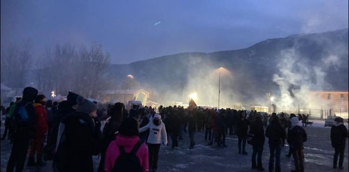Foto tratta dalla pagina Fb NoTavinfo NoTav Foto tratta dalla pagina Fb NoTavinfo NoTav