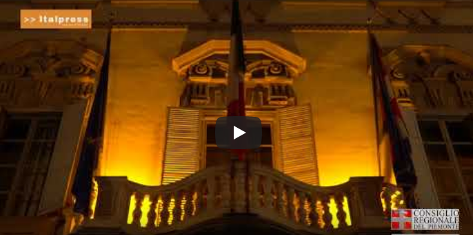 Giornata nazionale per la sicurezza: “Palazzo Lascaris si illumina di arancione”