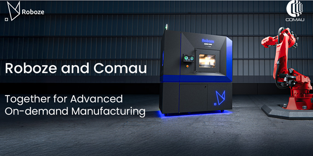 Comau si allea con Roboze Comau si allea con Roboze