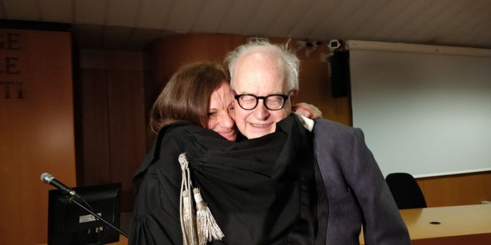 Annamaria Loreto insieme a Marcello Maddalena