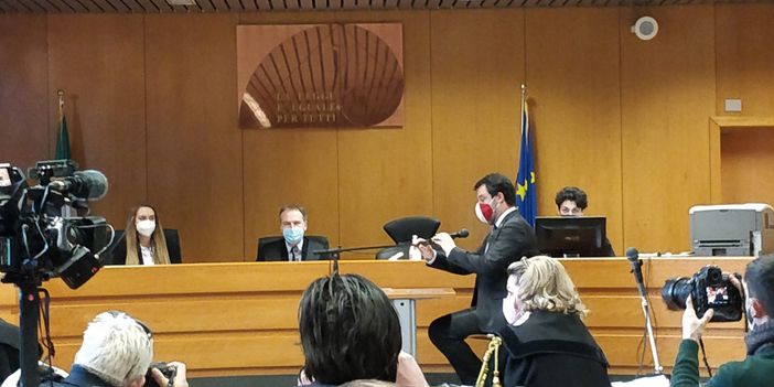 Salvini in tribunale a Torino - foto di archivio