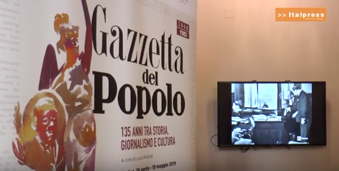 Inaugurata la mostra sui 135 anni di storia della Gazzetta del Popolo