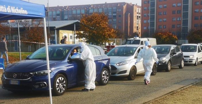Inaugurato a Nichelino il nuovo pit stop tamponi in via Berlinguer