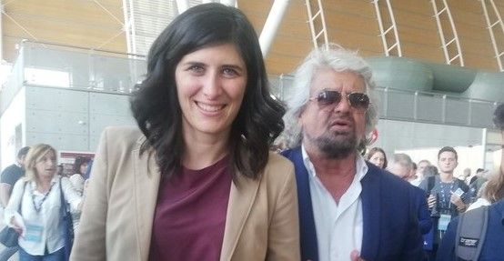 Beppe Grillo, qui con la sindaca Chiara Appendino