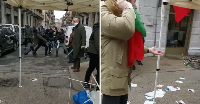 Militanti FdI aggrediti in piazza Foroni