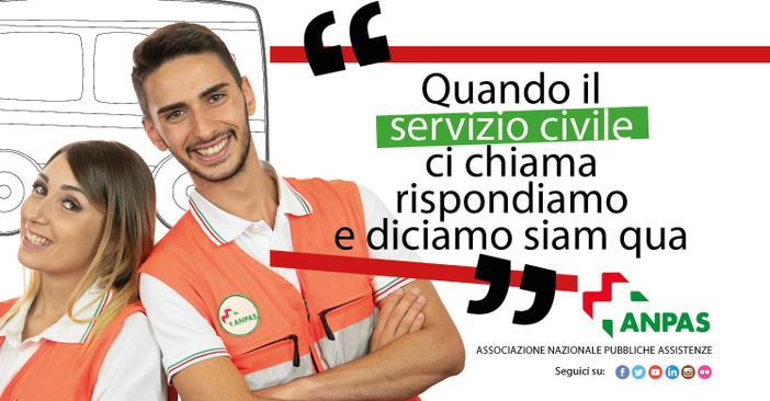 Servizio civile in Anpas; 350 posti disponibili in Piemonte Servizio civile in Anpas; 350 posti disponibili in Piemonte