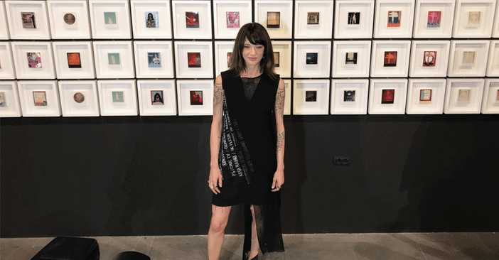 Asia Argento Antologia Analogica: al Museo del Cinema di Torino si racconta con le polaroid (FOTO e VIDEO)