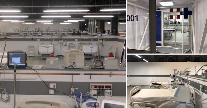 A Torino apre l’ospedale Ogr: &quot;Realizzato in tempo record, ospiterà i positivi al Coronavirus [FOTO e VIDEO]