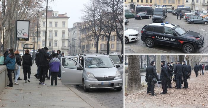 La protesta contro Draghi non scalda il cuore degli studenti: tanta polizia ma pochi ragazzi in centro [FOTO]