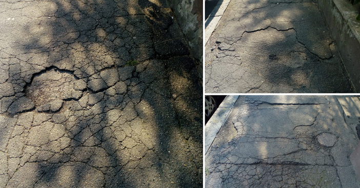 Marciapiede groviera in corso Toscana: &quot;Pericoli e disagi per moltissime persone&quot;