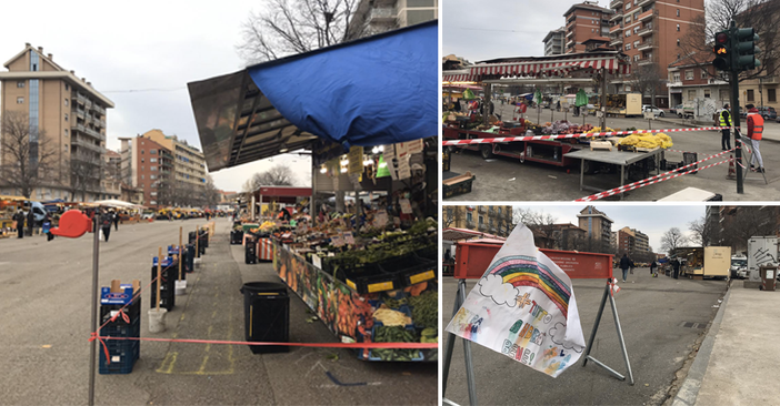 Coronavirus, il mercato di corso Brunelleschi “riparte”: tra cassette e nastri, il lento ritorno alla normalità [FOTO e VIDEO]
