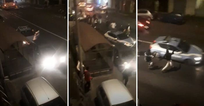 Il Senegal vince la Coppa d'Africa, nei festeggiamenti in Barriera di Milano ne fanno le spese le volanti della Polizia accerchiate, gli agenti scappano [VIDEO]