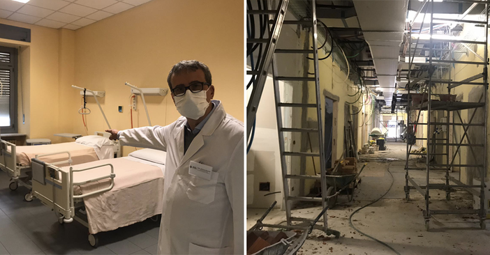 “Qui è un turn-over continuo di pazienti”: viaggio all’interno dell’Oftalmico, Covid-Hospital di Torino  [VIDEO]