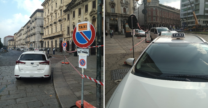 Parcheggio taxi spostato in piazza Solferino