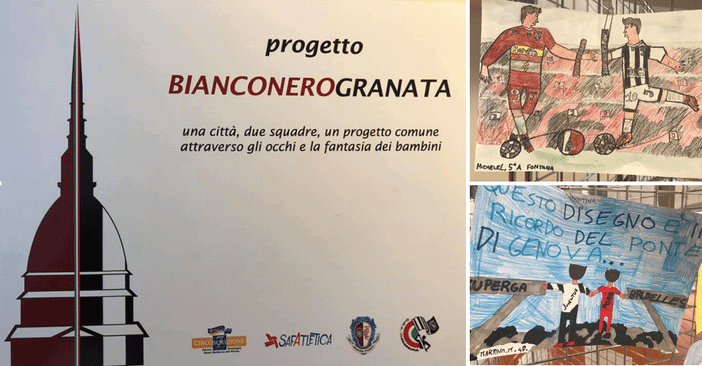 Progetto “BianconeroGranata”: il ricordo di Superga e dell’Heysel nei disegni dei bambini (FOTO e VIDEO) Progetto “BianconeroGranata”: il ricordo di Superga e dell’Heysel nei disegni dei bambini (FOTO e VIDEO)