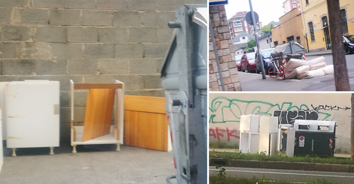 Rifiuti abbandonati in Barriera di Milano, Petrarulo: "Maiali, non si può andare avanti così"