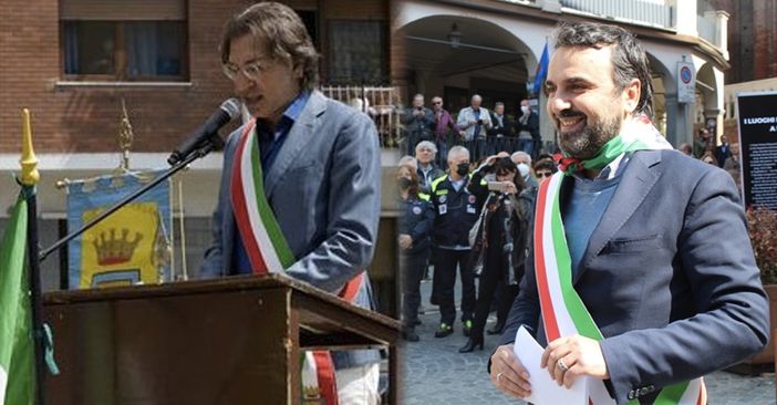 I sindaci di Nichelino e Moncalieri Giampiero Tolardo e Paolo Montagna