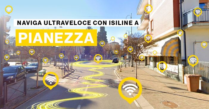 A Pianezza scegli Isiline per navigare fino a 1 Gbps A Pianezza scegli Isiline per navigare fino a 1 Gbps