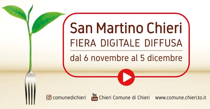 Chieri non rinuncia alla Fiera di San Martino ma la sposta sul digitale