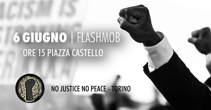 &quot;I can't breathe&quot;: sabato a Torino un flash mob per George Floyd
